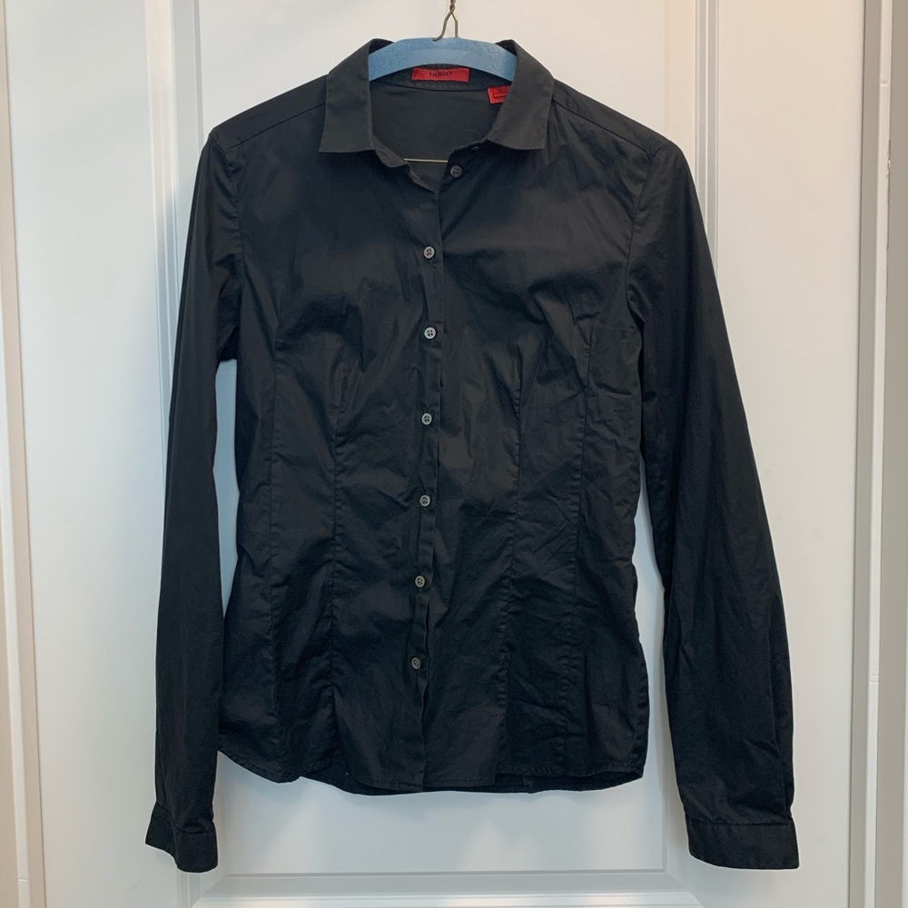 Hugo Boss slim fit button down dress shirt